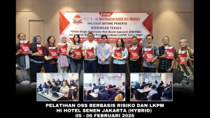 Pelatihan OSS RBA - LKPM HI Hotel Senen Jakarta 05 - 06 Februari 2026